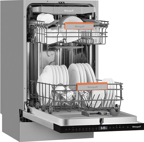 Встраиваемая посудомоечная машина Weissgauff BDW 4508 D Autoopen Infolight