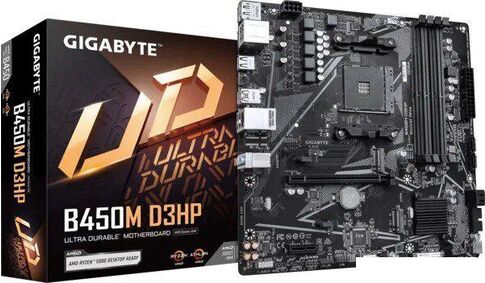 Материнская плата Gigabyte B450M D3HP