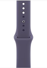 Умные часы Apple Watch Series 11 46 мм (алюминиевый корпус, серебристый/фиолетовый туман, спортивный силиконовый ремешок M/L)