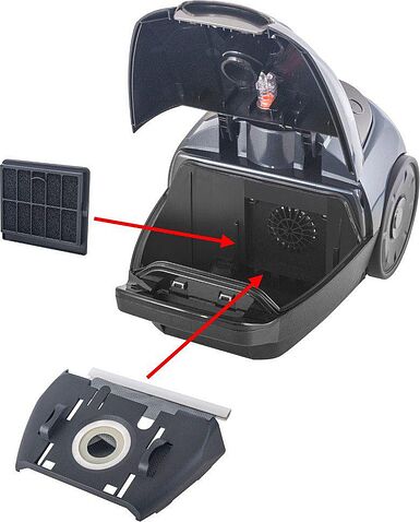 Пылесос Endever SkyClean VC-252 (синий/серый)