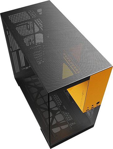 Корпус Geometric Future Model 5 (черный/желтый)