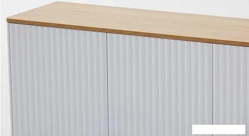 Комод Shtabe Royal 5051 эко (белый/дуб сантана/черный)