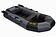 Гребная лодка Муссон Н-270 PC (серо-черный)