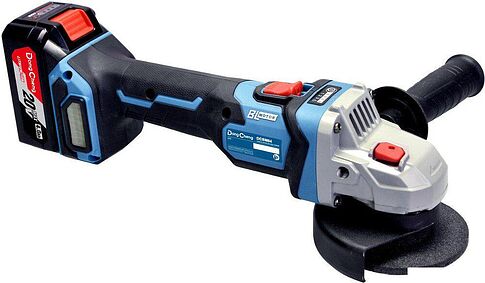 Угловая шлифмашина DongCheng DCSM04-125 Type EM (с 2-мя АКБ, кейс)