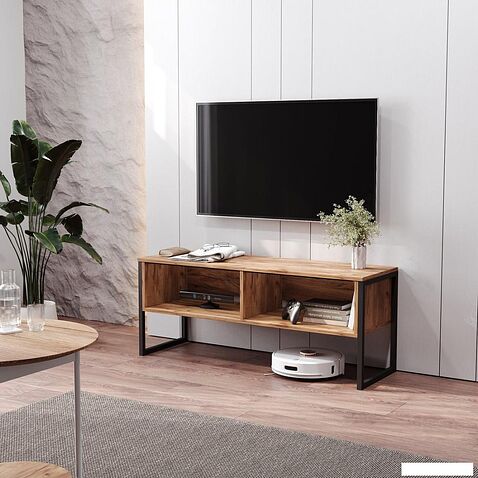 Тумба Mio Tesoro Luna Loft (дуб золотой крафт/черный)