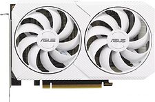 Видеокарта ASUS Dual GeForce RTX 3060 White OC Edition 8GB GDDR6 DUAL-RTX3060-O8G-WHITE Видеокарта ASUS Dual GeForce RTX 3060 White OC Edition 8GB GDDR6 DUAL-RTX3060-O8G-WHITE