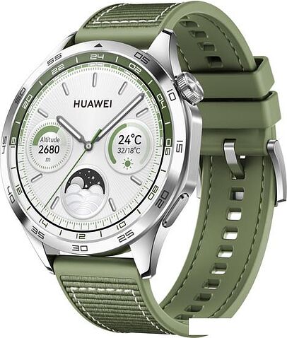 Умные часы Huawei Watch GT 4 46 мм (зеленый)