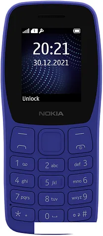 Кнопочный телефон Nokia 105 (2022) TA-1428 Dual SIM (синий)