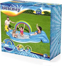 Надувной бассейн Bestway Блеск радуги 53092 (257x145x91)