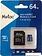 Карта памяти Netac P500 Standard 64GB NT02P500STN-064G-R + адаптер