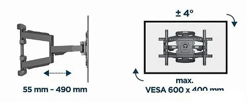 Кронштейн Gembird WM-75ST-02