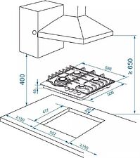 Варочная панель ZorG HAG62 FDW white