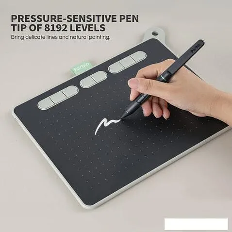 Графический планшет Parblo Ninos M (зеленый)