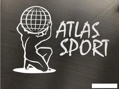 Батут Atlas Sport 140 см - 4.5ft (внешняя сетка, сливовый)