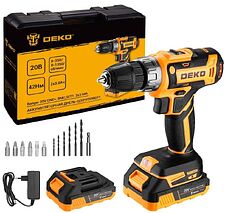 Дрель-шуруповерт Deko Banger 20V ONE+ 083-1109 (с 2-мя АКБ, кейс) Дрель-шуруповерт Deko Banger 20V ONE+ 083-1109 (с 2-мя АКБ, кейс)