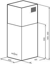 Кухонная вытяжка LEX Mono 400 (белый)