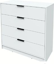 Комод Интерлиния Концепт КТ-К100 (белый платинум/белый платинум)