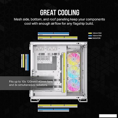 Корпус Corsair iCUE LINK 6500X RGB CC-9011270-WW