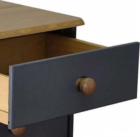 Тумба Диприз Хаба Д 1412.2 (серый воск/антик)