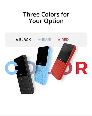 Кнопочный телефон Dizo Star 300 (черный)