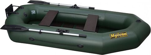 Моторно-гребная лодка Муссон R-260 PC TP (зеленый)