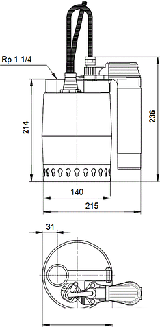 Насос Grundfos Unilift KP 150 AV 1
