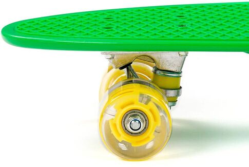 Пенниборд Полесье 89489 66 см (зеленый/желтый)