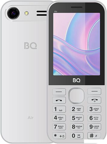 Кнопочный телефон BQ 2843 Air (серебристый)