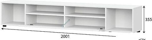 Тумба NN мебель Токио 00-00106072 (белый текстурный)