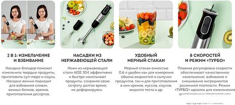 Погружной блендер Galaxy Line GL2138