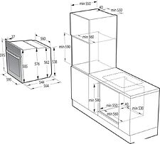 Электрический духовой шкаф Gorenje BO6735CLI