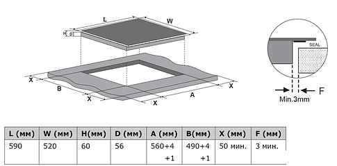 Варочная панель Weissgauff HI 640 BSCM Premium