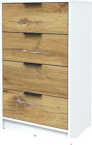 Комод Интерлиния Концепт КТ-К60 (дуб нокс/белый платинум)