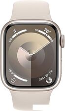 Умные часы Apple Watch Series 9 41 мм (алюминиевый корпус, звездный свет/звездный свет, спортивный силиконовый ремешок M/L) Умные часы Apple Watch Series 9 41 мм (алюминиевый корпус, звездный свет/звездный свет, спортивный силиконовый ремешок M/L)