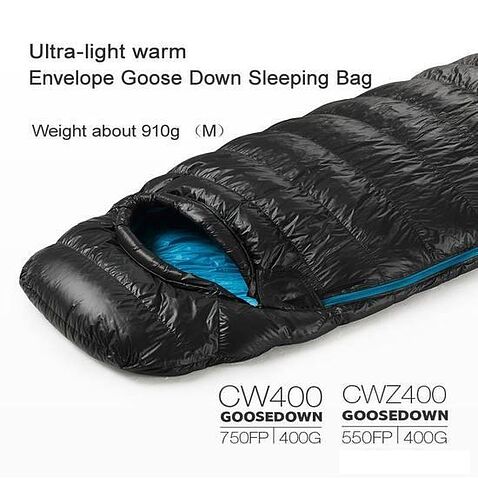 Спальный мешок Naturehike CW400 NH18C400-D (L, черный)