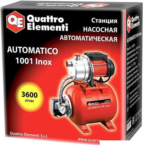 Насосная станция Quattro Elementi Automatico 1001 Inox
