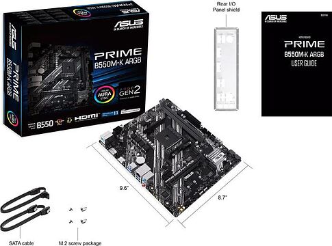 Материнская плата ASUS Prime B550M-K ARGB