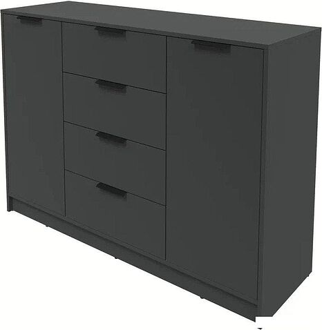 Тумба Интерлиния Концепт КТ-Т140 (антрацит/антрацит)