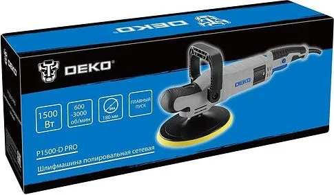 Полировальная машина Deko P1500-D PRO 083-1050