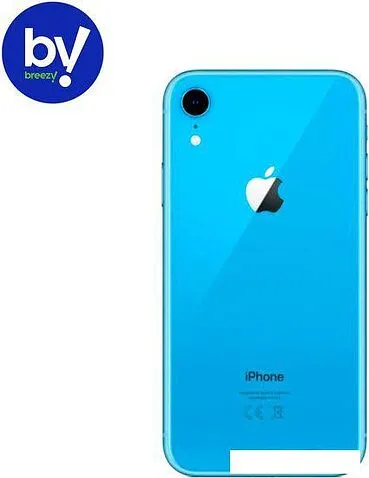 Смартфон Apple iPhone XR 64GB Воcстановленный by Breezy, грейд B (синий)