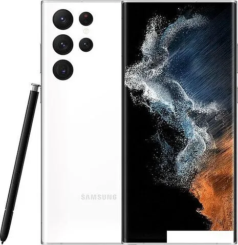 Смартфон Samsung Galaxy S22 Ultra 5G SM-S908B/DS 12GB/1TB (белый фантом)