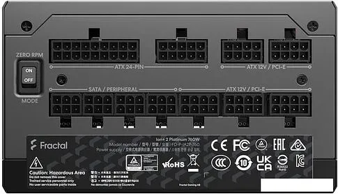 Блок питания Fractal Design Ion+ 2 Platinum 760W FD-P-IA2P-760