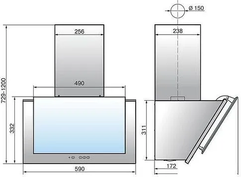 Кухонная вытяжка Elikor РУБИН 60П-1000-Е4Д 221387 (белый)