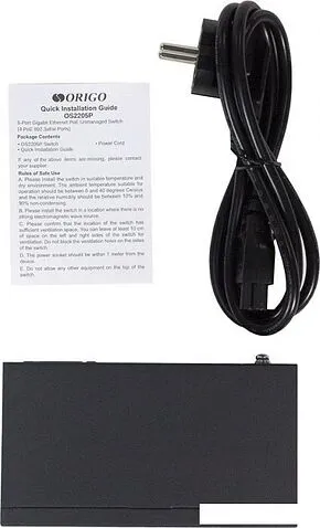 Неуправляемый коммутатор Origo OS2205P/60W/A1A