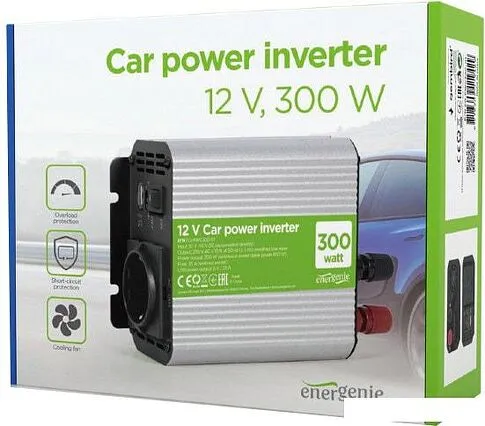Автомобильный инвертор EnerGenie EG-PWC300-01