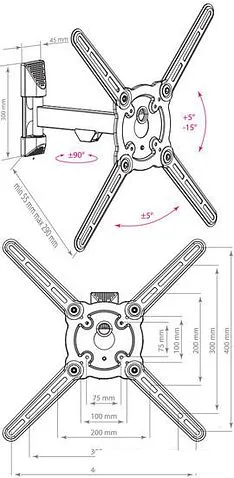 Кронштейн Kromax ATLANTIS-10 (белый)