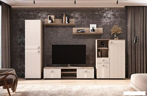 Тумба Mio Tesoro Вудхилл (эндгрейн/меланж)