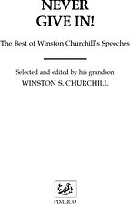 Книга издательства Альпина Диджитал. Никогда не сдаваться! Лучшие речи Черчилля (Черчилль У.)