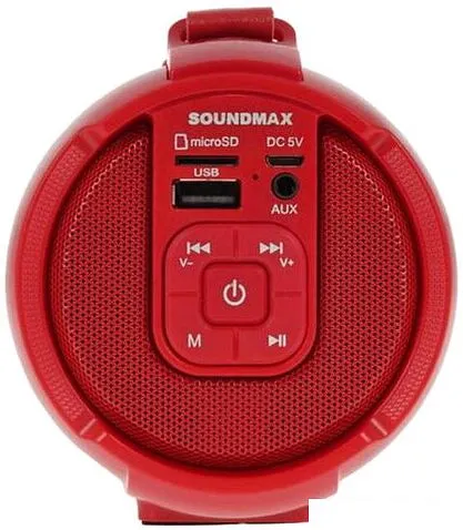 Беспроводная колонка Soundmax SM-PS5020B (красный)