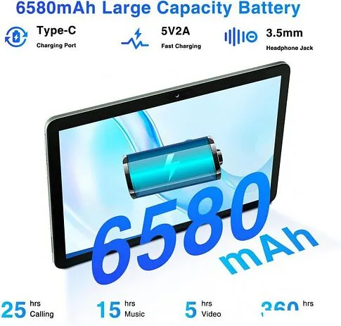 Планшет Doogee T10E 4GB/128GB LTE (черный)